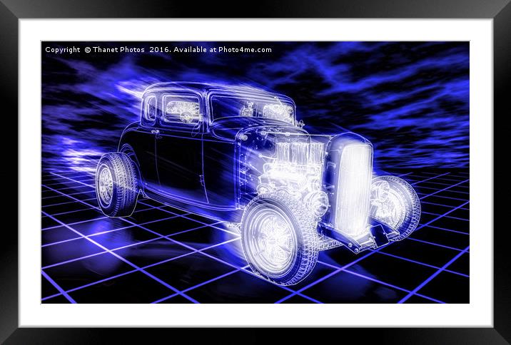 Hot rod concept Framed Mounted Print by Thanet Photos