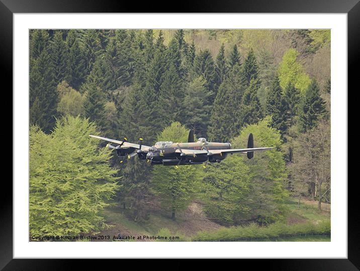 Dambusters 70th Flypast Framed Mounted Print by Kristian Bristow