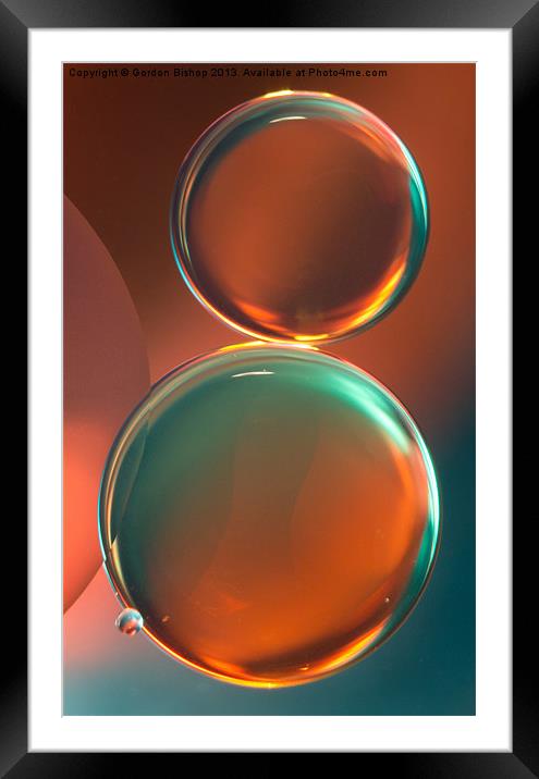 Double Bubble Framed Mounted Print by Gordon Bishop