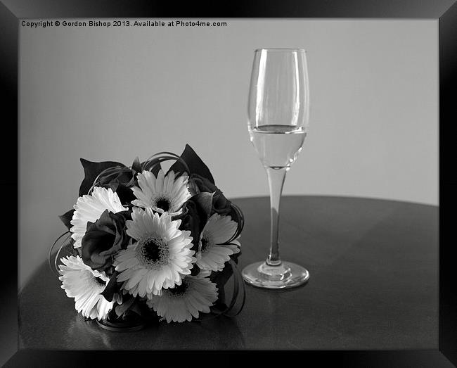 bouquet Framed Print by Gordon Bishop