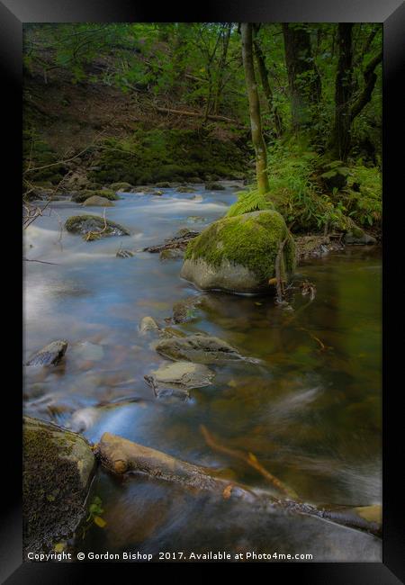 Lakeland stream Framed Print by Gordon Bishop