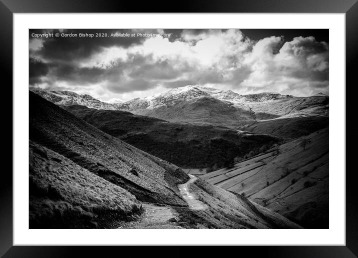 Outdoor mountain Framed Mounted Print by Gordon Bishop