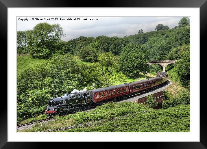 North Yorkshire Moors Railway Framed Mounted Print by Steve H Clark
