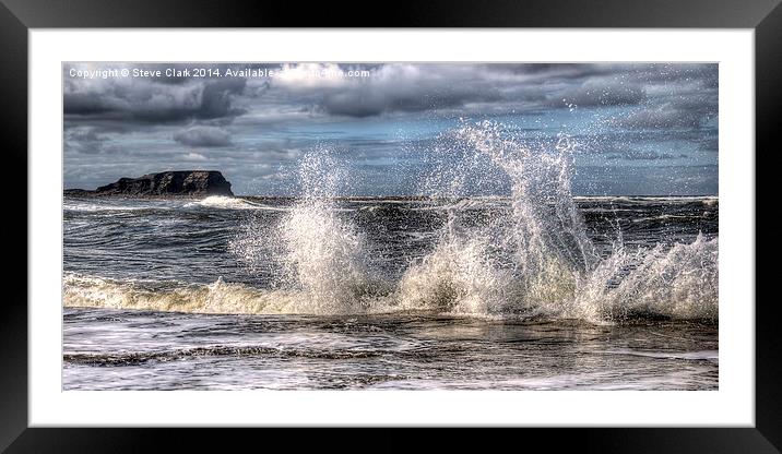 The Wave Framed Mounted Print by Steve H Clark