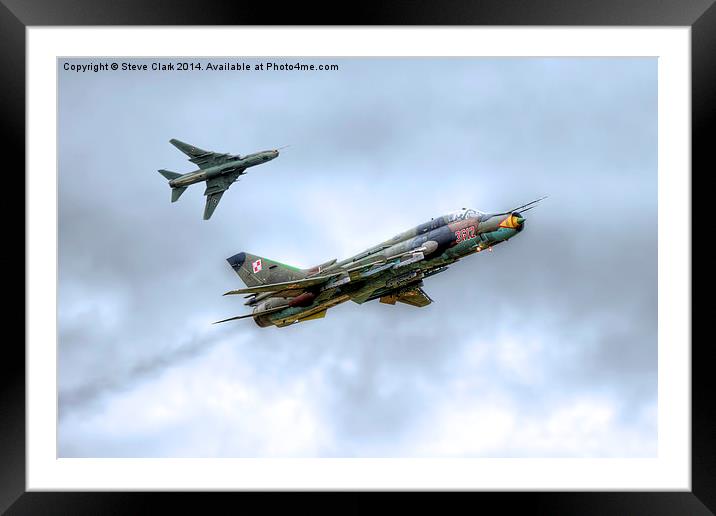  SUKHOI SU-22 - Fitter Framed Mounted Print by Steve H Clark