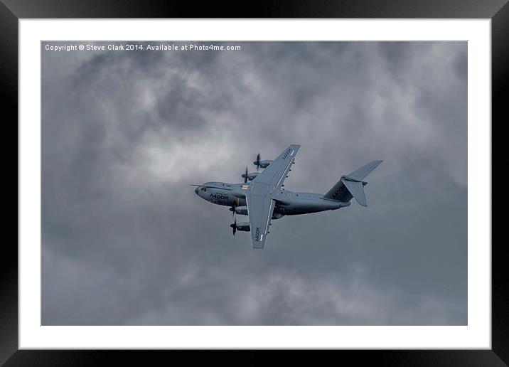  Airbus A400M Framed Mounted Print by Steve H Clark
