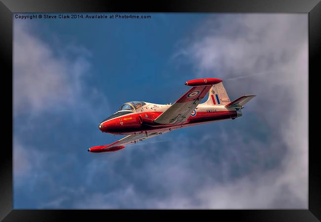  Jet Provost Framed Print by Steve H Clark