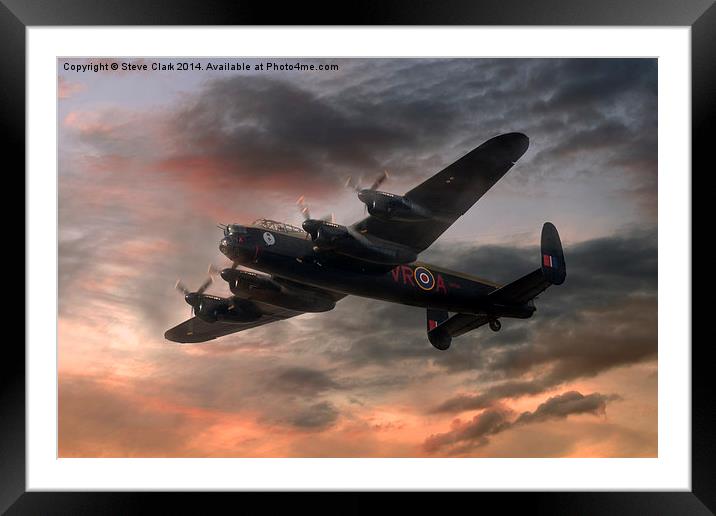  Canada's Lancaster Framed Mounted Print by Steve H Clark