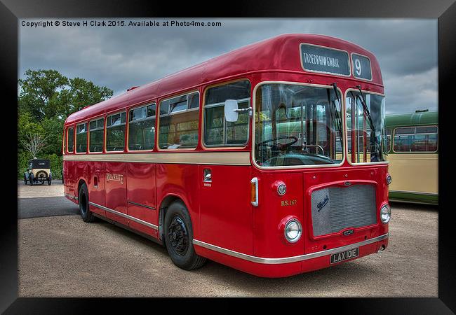  Red and White RS 167 - Bristol RESL6L  #2 Framed Print by Steve H Clark