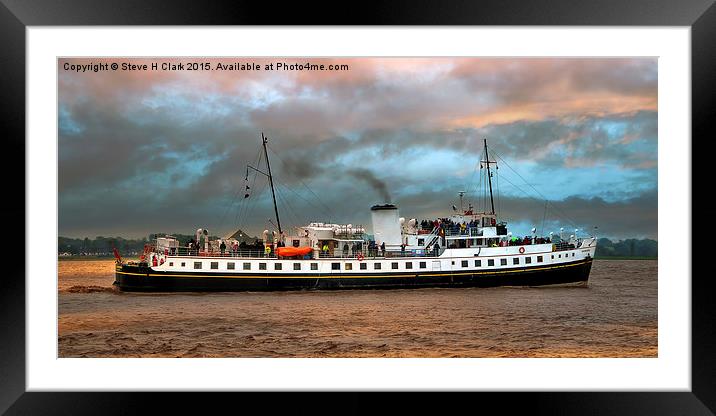 MV Balmoral Framed Mounted Print by Steve H Clark