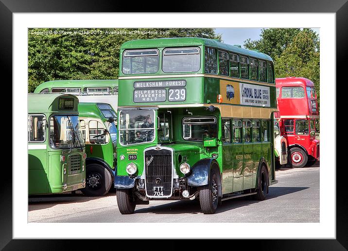 Western National Bristol K6A Framed Mounted Print by Steve H Clark