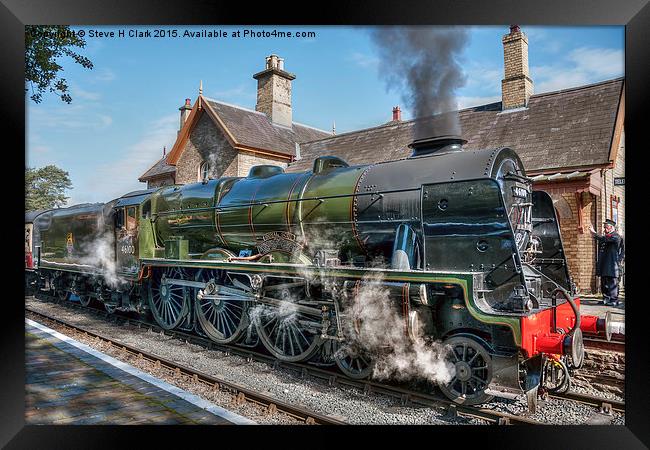  LMS Royal Scot Framed Print by Steve H Clark