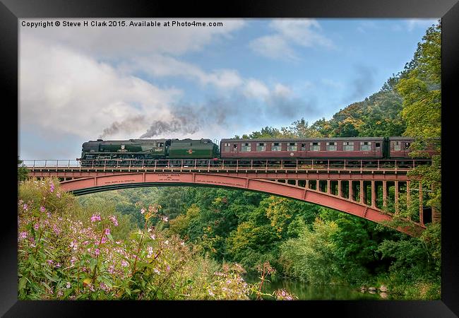  Taw Valley over the Severn Valley Framed Print by Steve H Clark