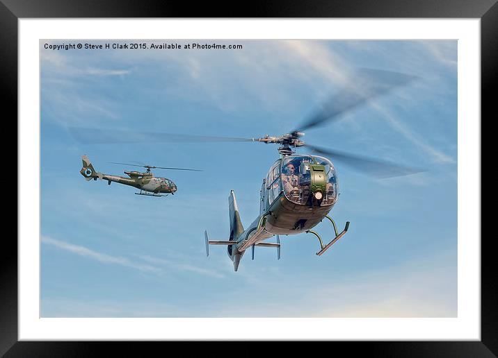 Royal Marines Gazelles Framed Mounted Print by Steve H Clark