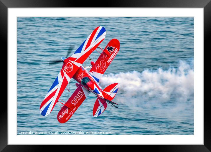 Pitts Special - The Muscle Biplane Framed Mounted Print by Steve H Clark