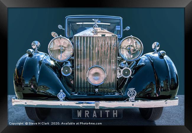 1939 Rolls-Royce Wraith Framed Print by Steve H Clark