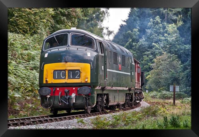 British Railways Warship Class 42 Framed Print by Steve H Clark