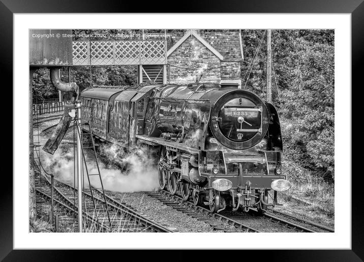 Duchess of Sutherland - Black and White Framed Mounted Print by Steve H Clark