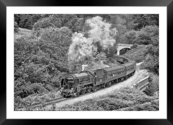 Schools Class Repton - Black and White Framed Mounted Print by Steve H Clark