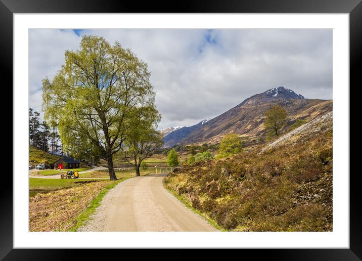 Glen affric and the Kintail way Framed Mounted Print by Peter Stuart