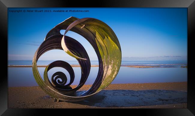 Mary's Shell Cleveleys  Framed Print by Peter Stuart