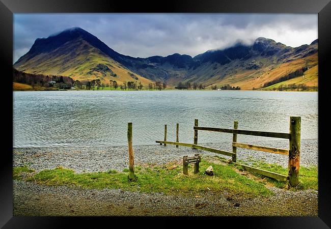  Fleetwith Pike on Buttermere Framed Print by Peter Stuart