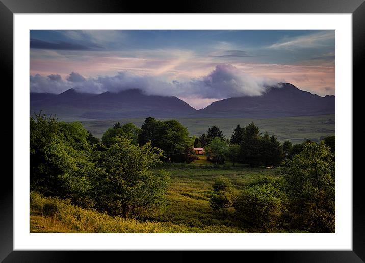  Misty Rhinogs Framed Mounted Print by Peter Stuart