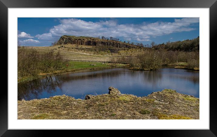  Milecastle 45 (Walltown) Hadrians Wall Framed Mounted Print by Peter Stuart