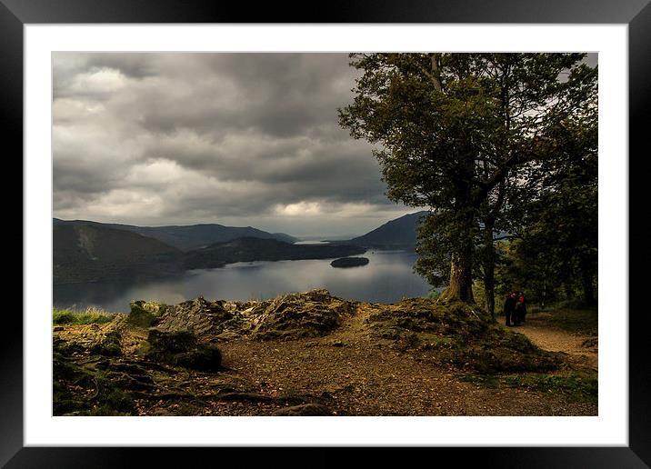  Surprise View, Derwent Water Framed Mounted Print by Peter Stuart