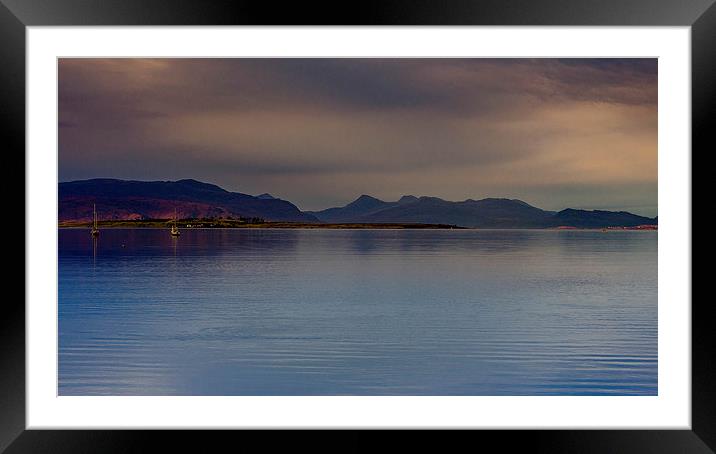  Over the sea to Skye Framed Mounted Print by Peter Stuart