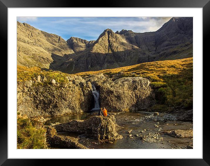 The Fairey Pools of Glen Brittle, Skye Framed Mounted Print by Peter Stuart