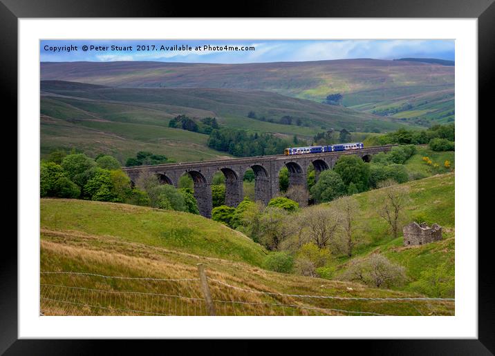 Dent Head Viaduct Framed Mounted Print by Peter Stuart