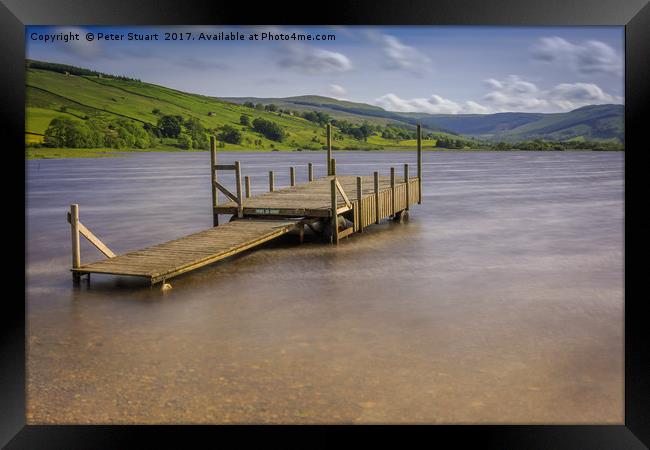 Semer Water near Hawes Framed Print by Peter Stuart