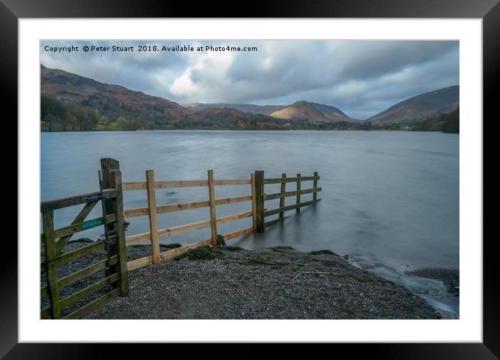 Grasmere in the Lake District Framed Mounted Print by Peter Stuart