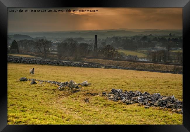 Settle from the High Rd Framed Print by Peter Stuart