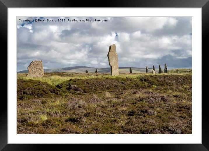 Ring of Brodgar Framed Mounted Print by Peter Stuart