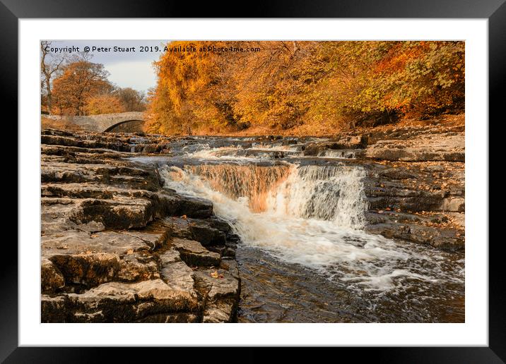 Stainforth Force, Yorkshire Dales Framed Mounted Print by Peter Stuart