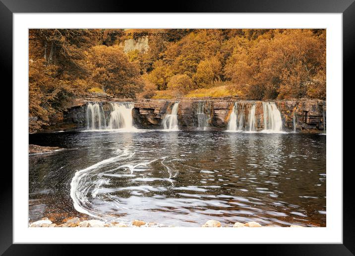 Wain Wath Falls, Swaledale Framed Mounted Print by Peter Stuart