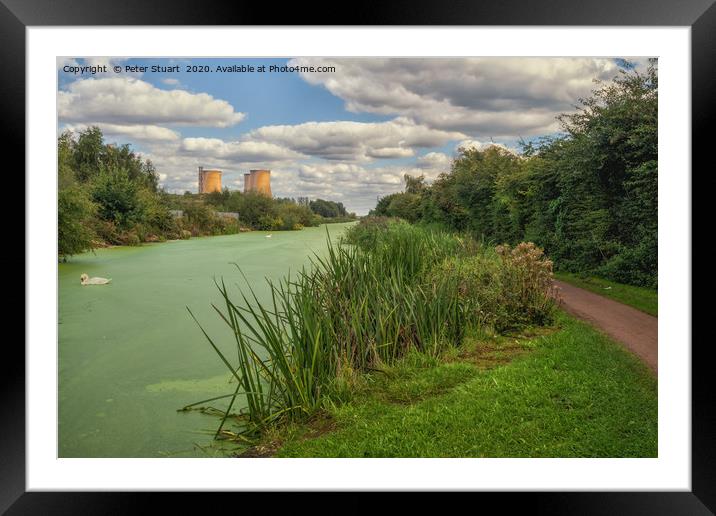 The Sankey Valley Cycle Route Framed Mounted Print by Peter Stuart