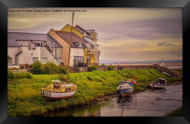 Haverigg Harbour in South Cumbria Framed Print by Peter Stuart