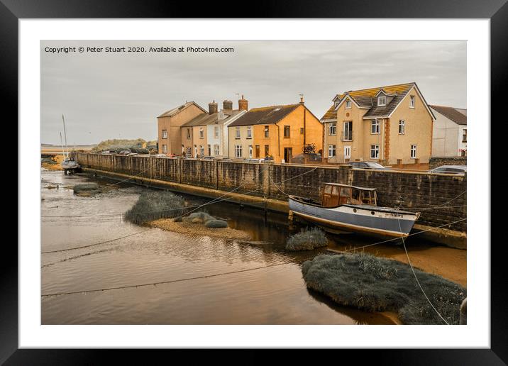 Haverigg Harbour, South Cumbria Framed Mounted Print by Peter Stuart