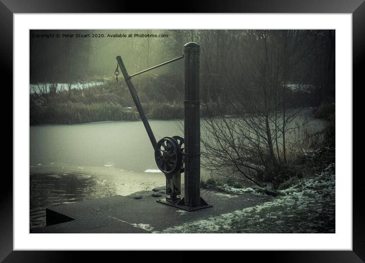 Sankey Valley at St Helens in Merseyside Framed Mounted Print by Peter Stuart