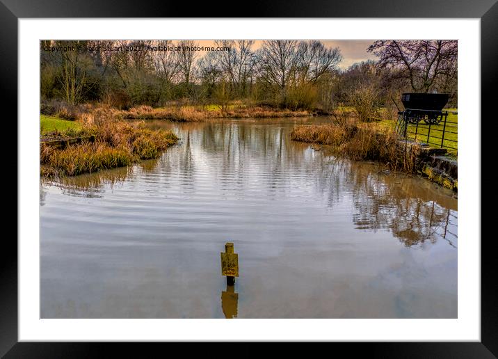 Sankey Valley country park in St Helens Framed Mounted Print by Peter Stuart
