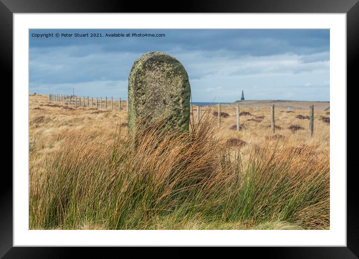 White House to stoodley Pike on the Pennine Way Framed Mounted Print by Peter Stuart