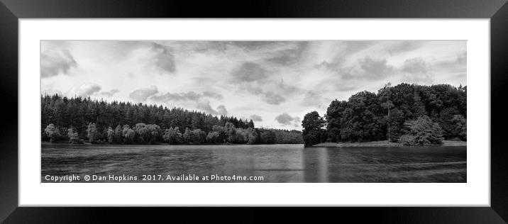 Shearwater panoramic Framed Mounted Print by Dan Hopkins