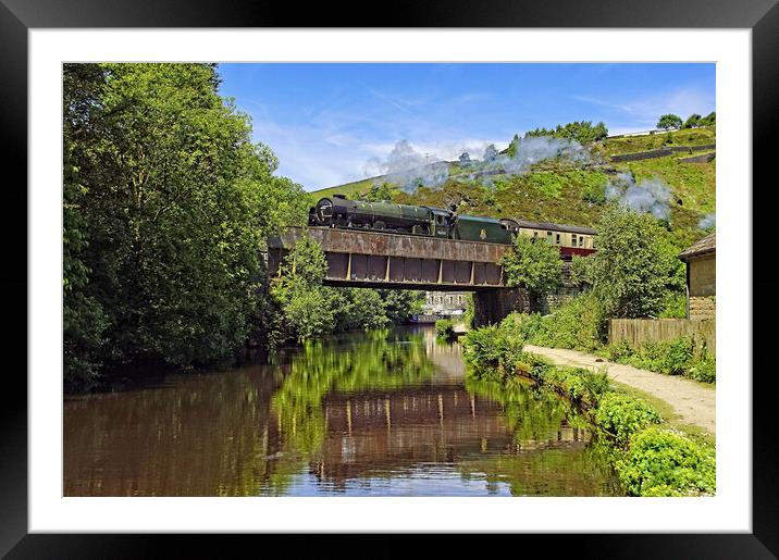 46100 Royal Scot. Framed Mounted Print by David Birchall