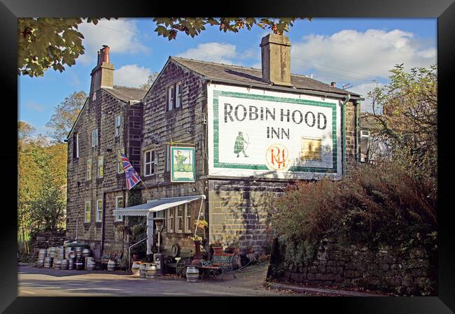 Robin Hood Inn, Cragg Vale, West Yorkshire. Framed Print by David Birchall
