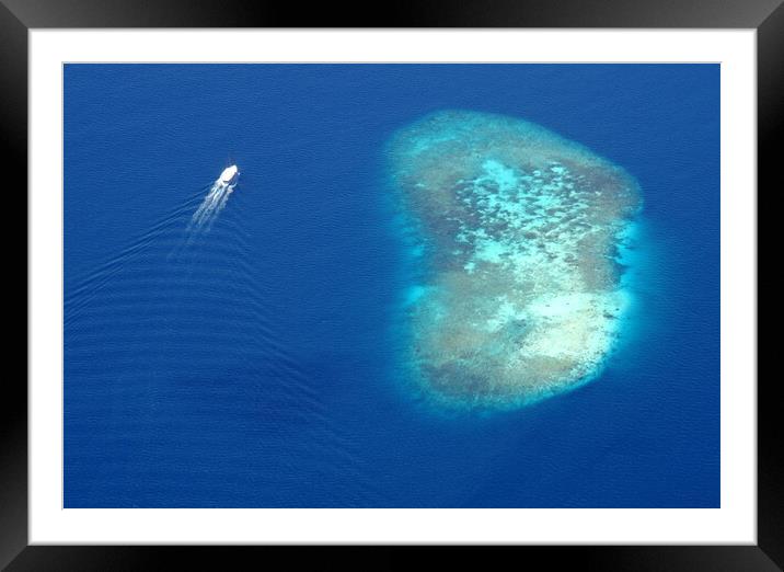 The Beauty of the Maldives. Framed Mounted Print by David Birchall