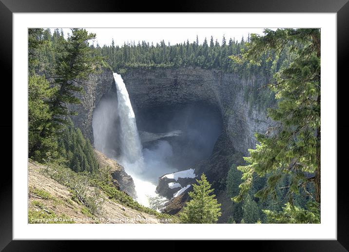 Helmcken Falls, Canada Framed Mounted Print by David Birchall