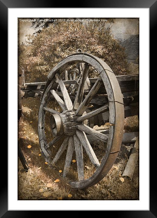Wagon Wheel Framed Mounted Print by David Birchall